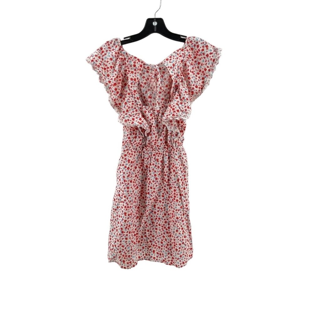 Old Navy Women's Sleeveless Orange White Floral Casual Dress Size XS - Picture 5 of 13
